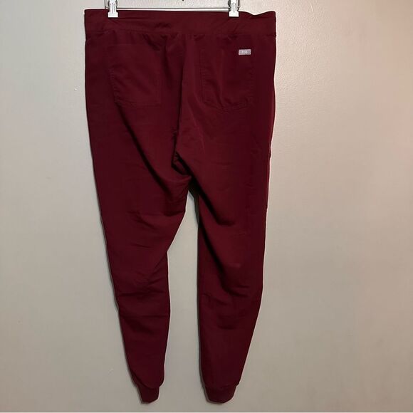 Figs Maroon Zamora Burgundy Joggers sz XL - Picture 2 of 8